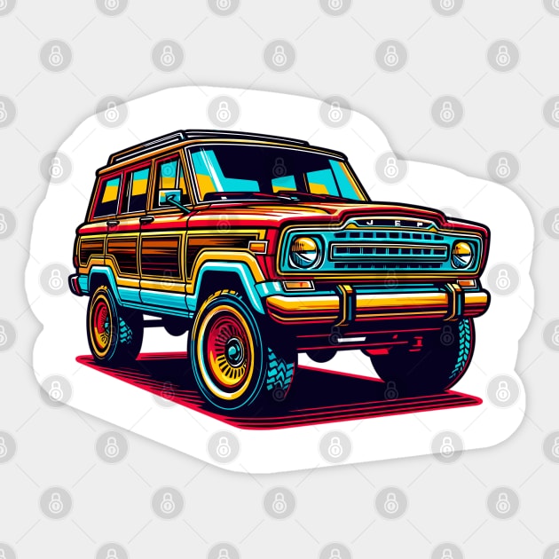 Jeep Wagoneer Sticker by Vehicles-Art